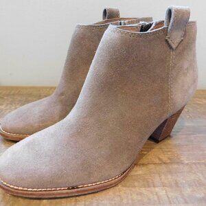 ! Madewell $228 The Billie Boots Suede Shoes f5045
